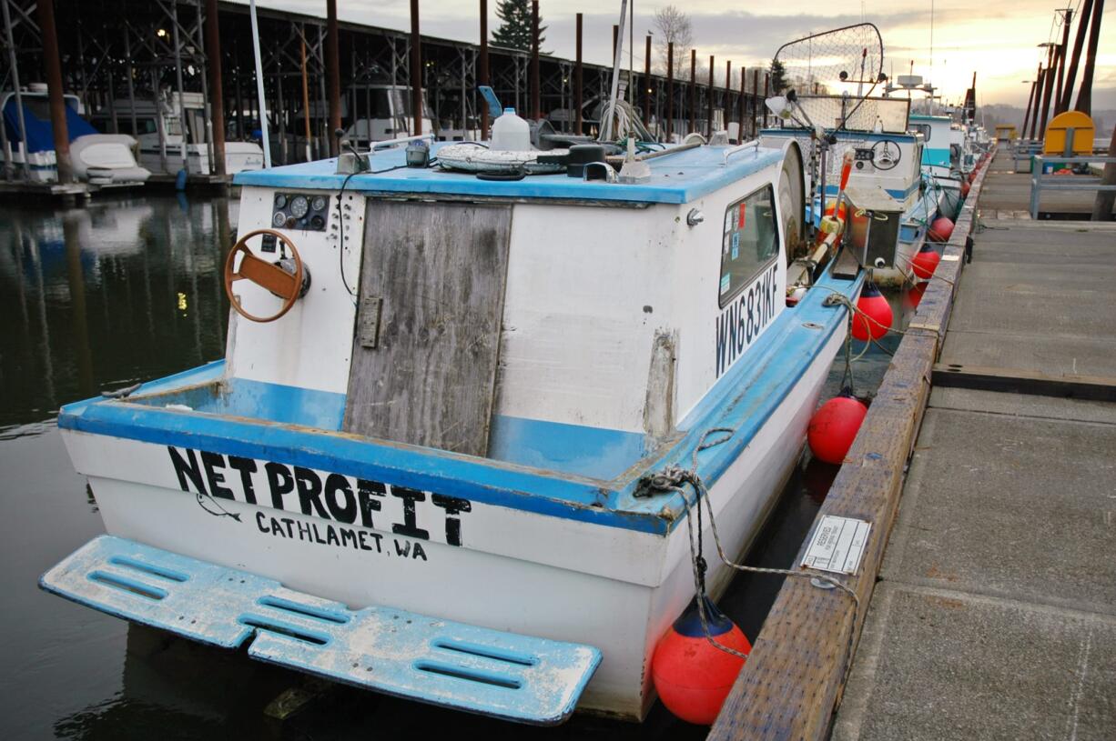 Gillnetting between Woodland and Beacon Rock in the lower Columbia River will resume Aug. 7. In this file photo, these boats were docked at the Port of Camas-Washougal.