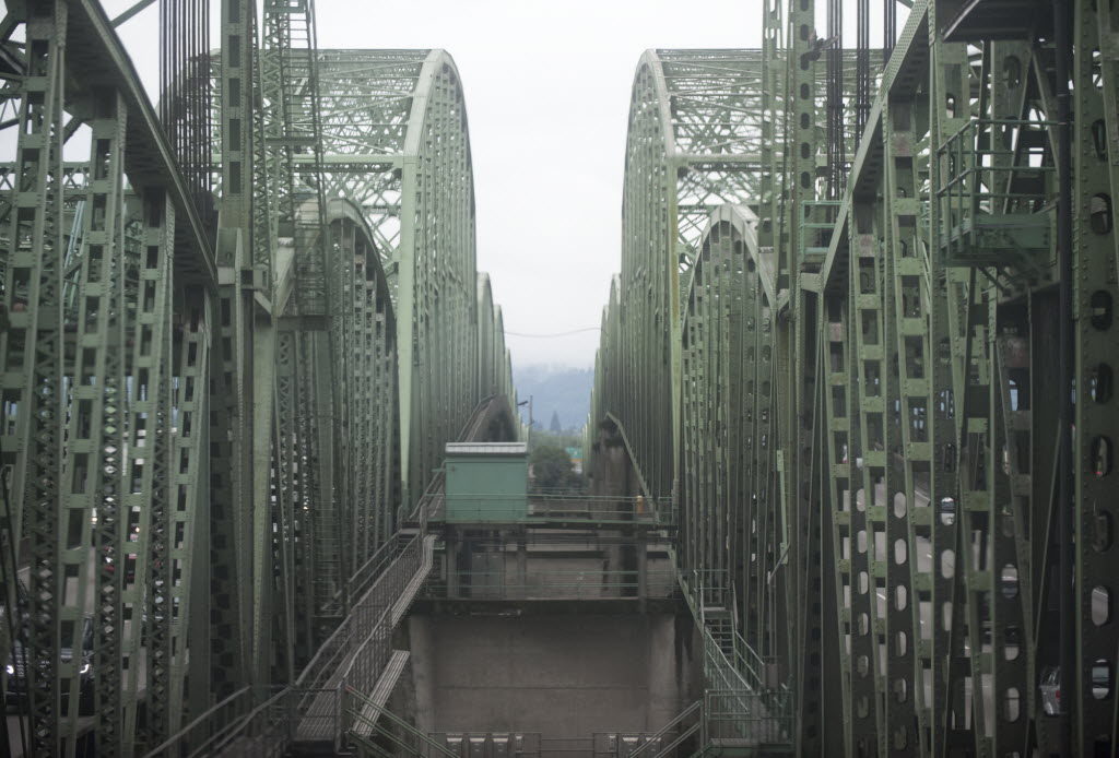 The Interstate 5 Bridge.