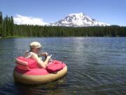 Takhlakh Lake on the west flank of Mount Adams has been stocked with almost 5,000 rainbow trout.