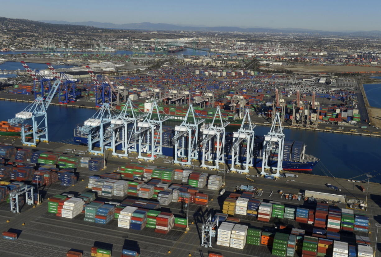 The Port of Los Angeles in San Pedro, Calif.