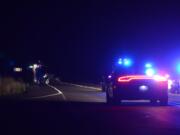 Police respond to a fatal crash between two cars Sunday night on state Highway 503 north of Battle Ground. A 16-year-old Yacolt boy died in the collision, police said.
