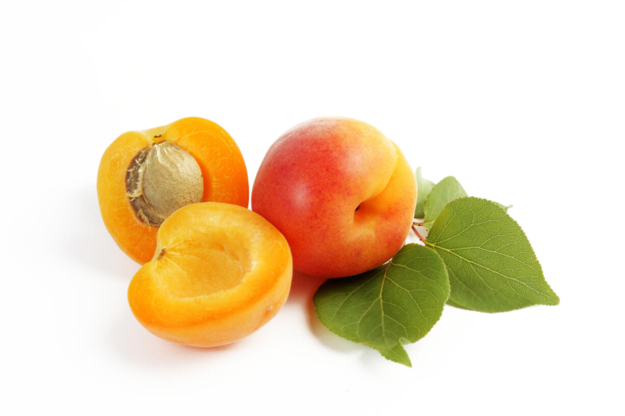 Apricots are found in farmers markets for a short time.