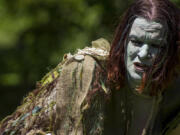 Kerry Leek plays the enslaved monster Caliban in &quot;The Tempest.&quot; (Photo by Kathleen Kelly)