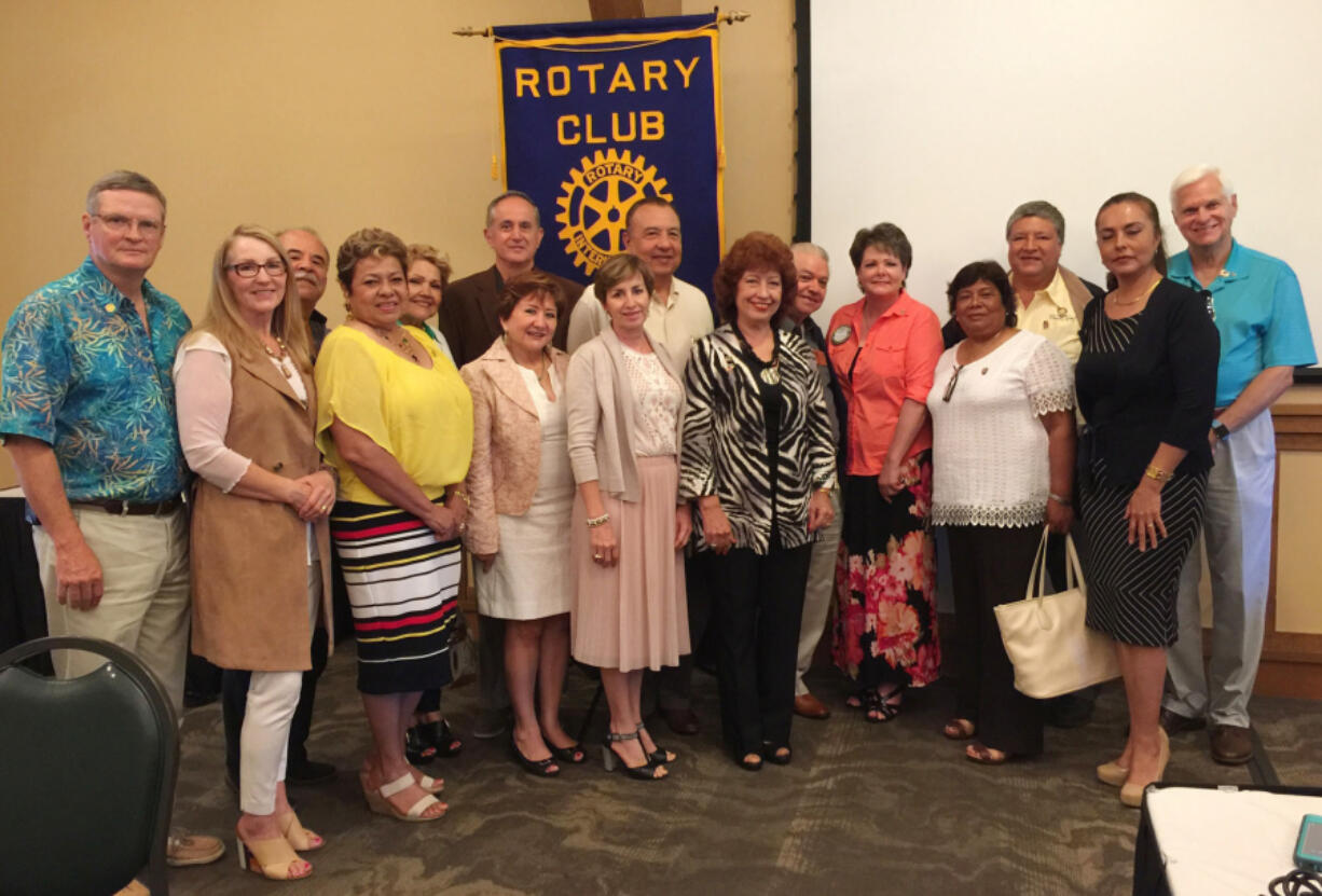 Esther Short: Members of the Vancouver and Greater Clark County Rotary clubs with guests from the Rotary Club Puerto Vallarta Sur, Vancouver's sister club, who visited Vancouver and toured the area.