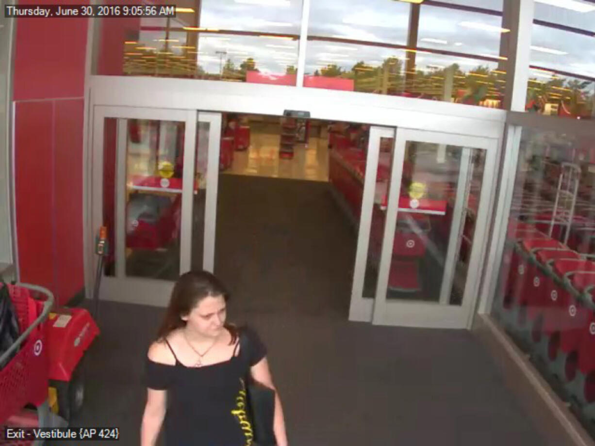 Police are is asking for the public&#039;s help to identify this woman. The department says she&#039;s a suspect in two thefts of wallets from vehicles, and for using bank cards from the wallets to make fraudulent purchases.