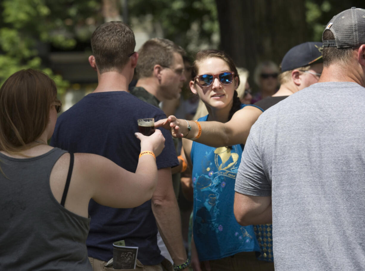 Thousands of people attended the Vancouver Brewfest in Esther Short Park Saturday. The event, in its fifth year, showcases breweries across Southwest Washington from White Salmon to Long Beach.