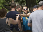 Thousands of people attended the Vancouver Brewfest in Esther Short Park Saturday. The event, in its fifth year, showcases breweries across Southwest Washington from White Salmon to Long Beach.