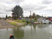 A launch for nonmotorized boats is planned for this site on the banks of the Lake River in Ridgefield.