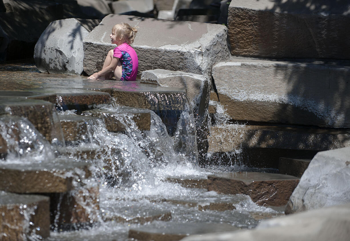 Forecasters today issued an excessive heat warning, saying the combined expected high heat and high humidity increases risks for heat-related illnesses.