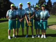 Hogan Cup champions (from left) captain Steve Hagen, Mayson Tibbs, Spencer Tibbits, Craig Ronne and Samuel Pyon made up Team Oregon I.