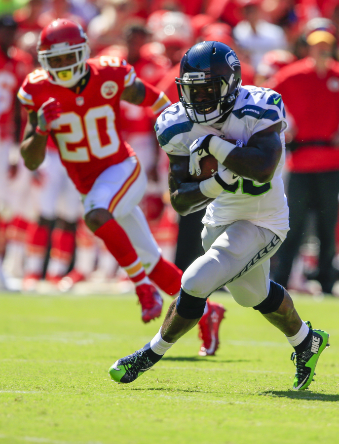 Seattle Seahawks running back Christine Michael (32) did enough late last season to earn himself some shots this season.