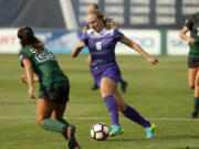 University of Portland defender Ellie Boon (8) is in her senior year with the Pilots. She is a graduate of Washougal High School.