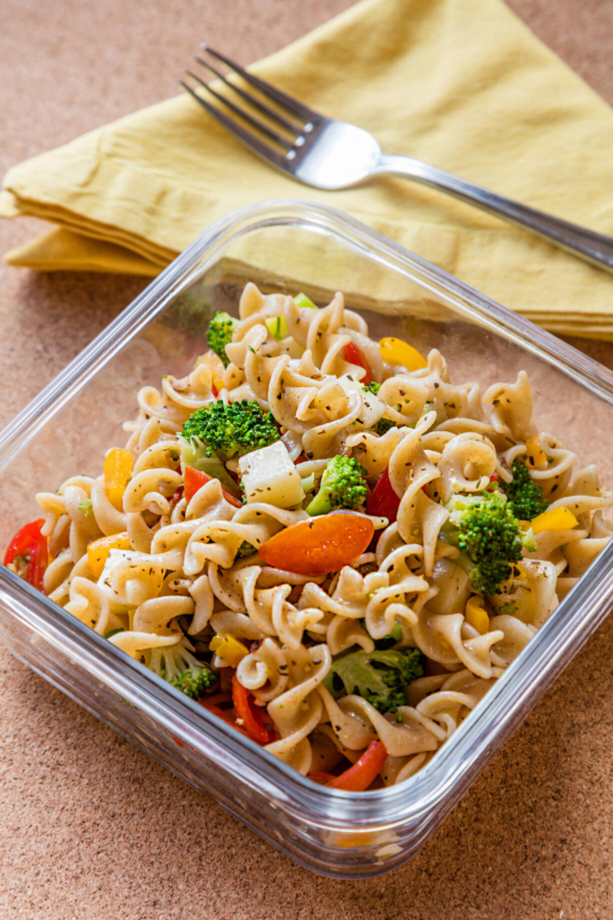 Lunch Box Pasta Salad.