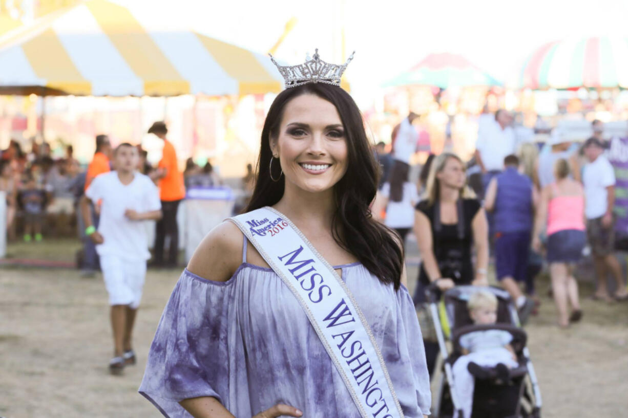 Felida native Alicia Cooper won the title of Miss Washington 2016 in July. She visited the Clark County Fair in August.