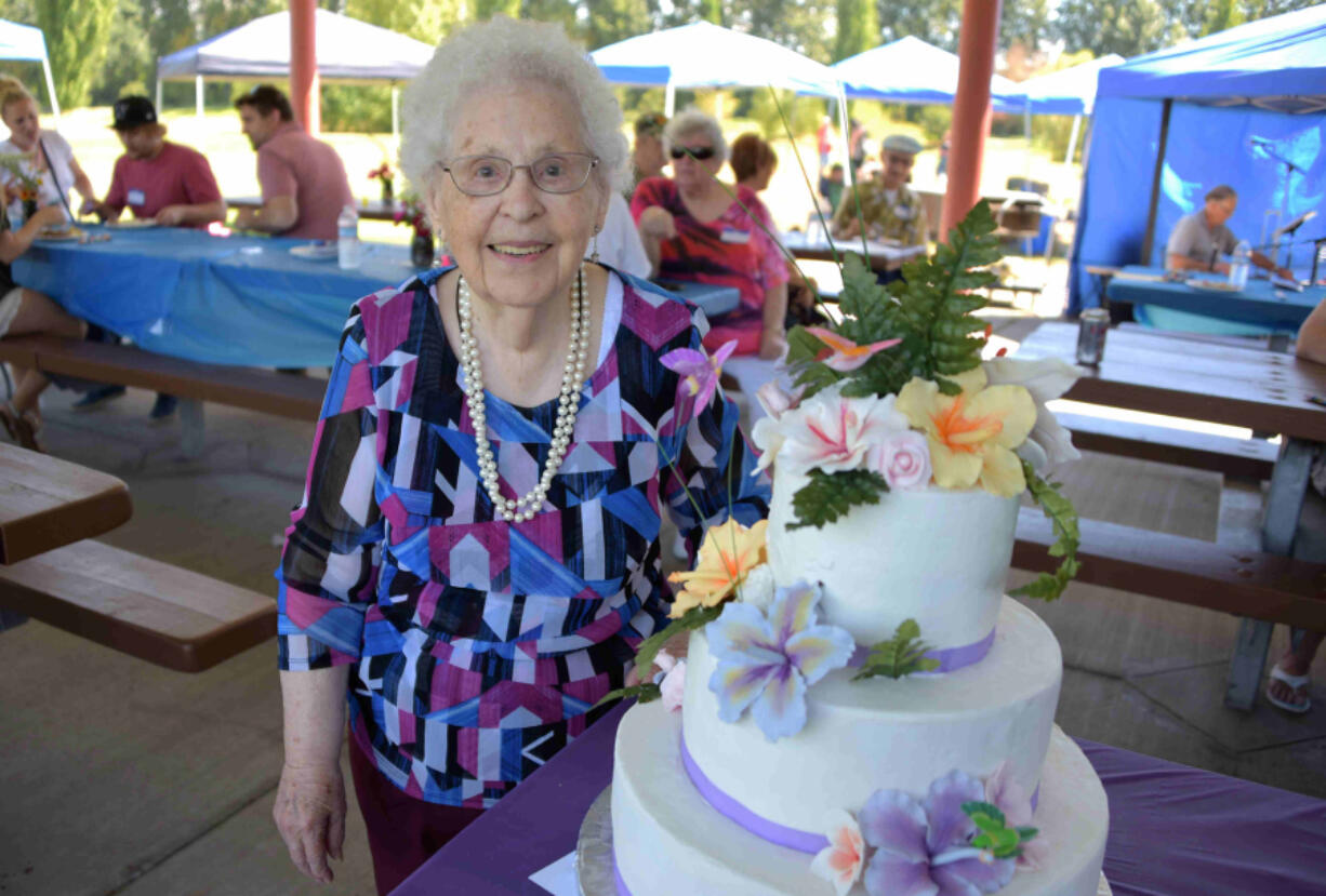 Tillie Berndt of Vancouver recently celebrated her 100th birthday with family and friends at Vancouver Lake Park.