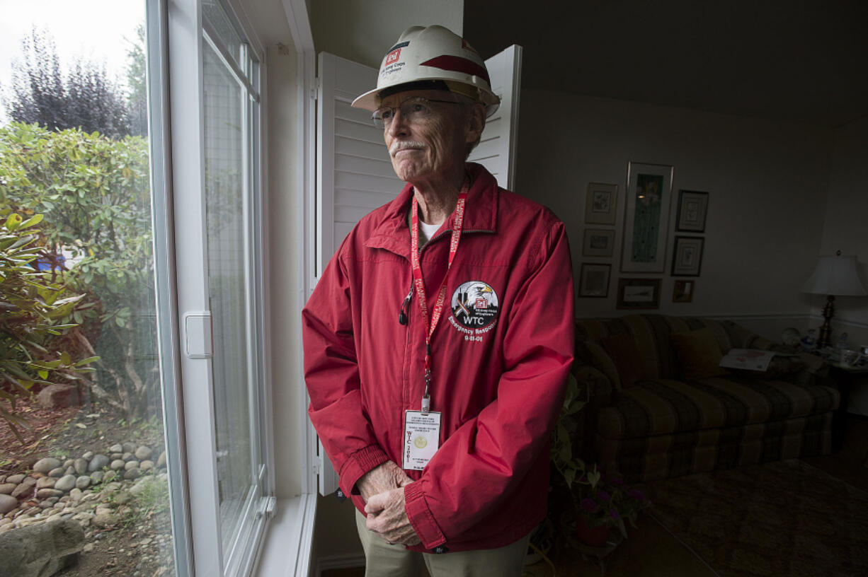 Vancouver resident Larry Greep worked for the Army Corps of Engineers and went to New York City as part of a FEMA response team that worked at the ruins of the World Trade Center after Sept. 11, 2001.