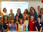 Ridgefield: About 30 new teachers and administrators in the Ridgefield School District participated in a four-day New Employee Induction program in August.