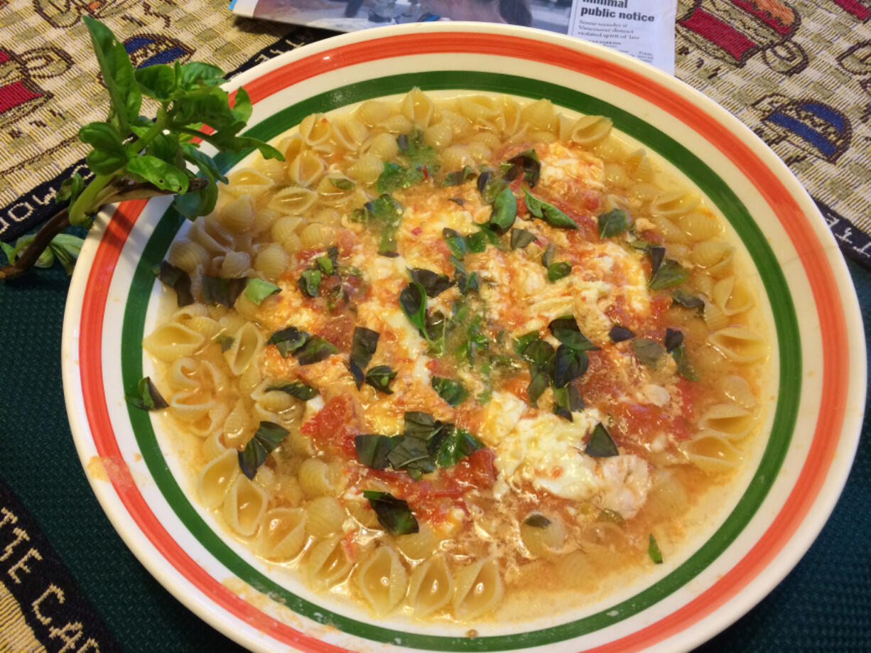 Soup’s On will see Italian Egg Drop Marinara Soup.