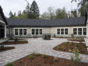 A courtyard at Community Home Health &amp; Hospice in Vancouver in 2015.