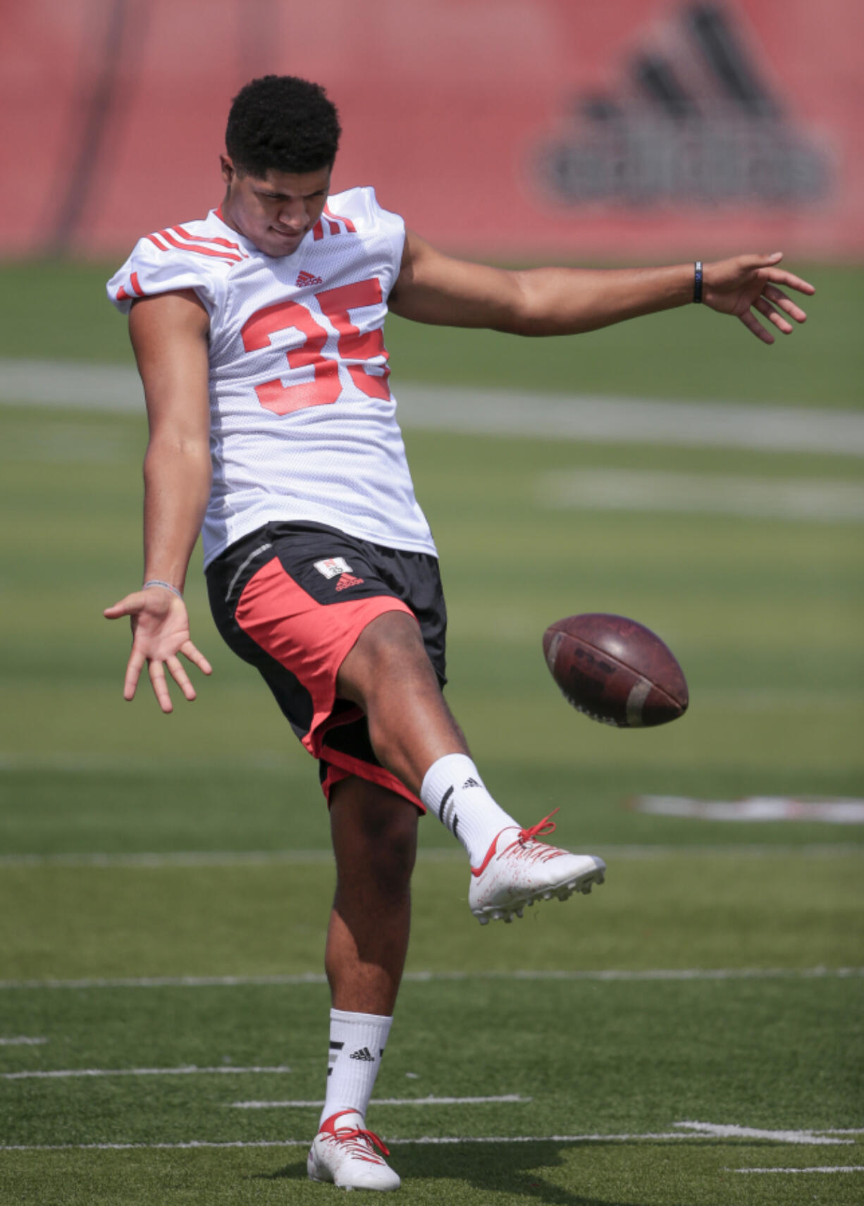 Camas graduate Caleb Lightbourn planned to be the understudy to one of the nation&#039;s best punters in Sam Foltz. Foltz&#039;s unexpected death thrust Lightbourn into competition for the job, which he won.