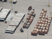 The Port of Vancouver CEO&#039;s job includes promoting imports and exports, including cargo such as steel, seen here on the port docks.