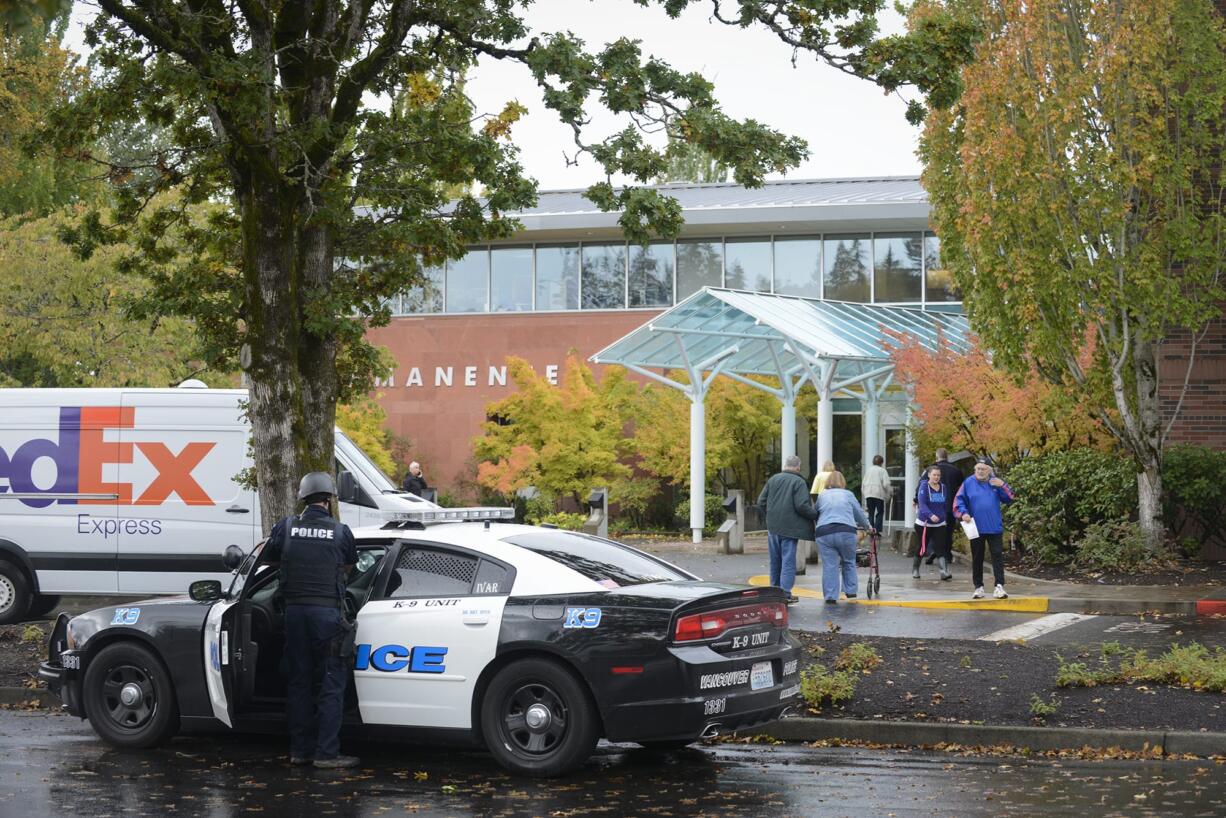 Police detained an armed fugitive at Kaiser Permanente's Salmon Creek Medical Office after using less-than lethal rounds on the suspect Friday.