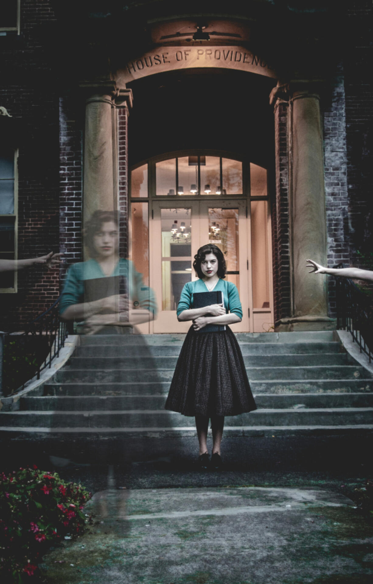 Art model Solanah Cornell steps into the shoes of 18-year-old murder victim Jo Ann Dewey, who was abducted while walking to the Providence Academy building in March 1950. Neighbors didn&#039;t respond to her screams because her assailant claimed to be her husband.