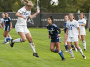 Clark College&#039;s Riley Allison (20), a Camas High grad, is one of 13 players from Clark County on the Penguins&#039; roster this fall.