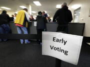 Local residents receive their ballots at the Polk County Election Office on the first day of early voting Sept. 29 in Des Moines, Iowa. Many Americans have at least some doubts about votes in this year&#039;s presidential election will be counted accurately, and a significant number are concerned about the possibility of interference in the election by foreign hackers.