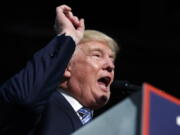 Republican presidential candidate Donald Trump speaks during a campaign rally in Charlotte, N.C. Hillary Clinton has a tight grip on the Electoral College majority need to be elected president of the U.S., and may very well be on her way to a big victory, and that&#039;s how some Republicans see it.