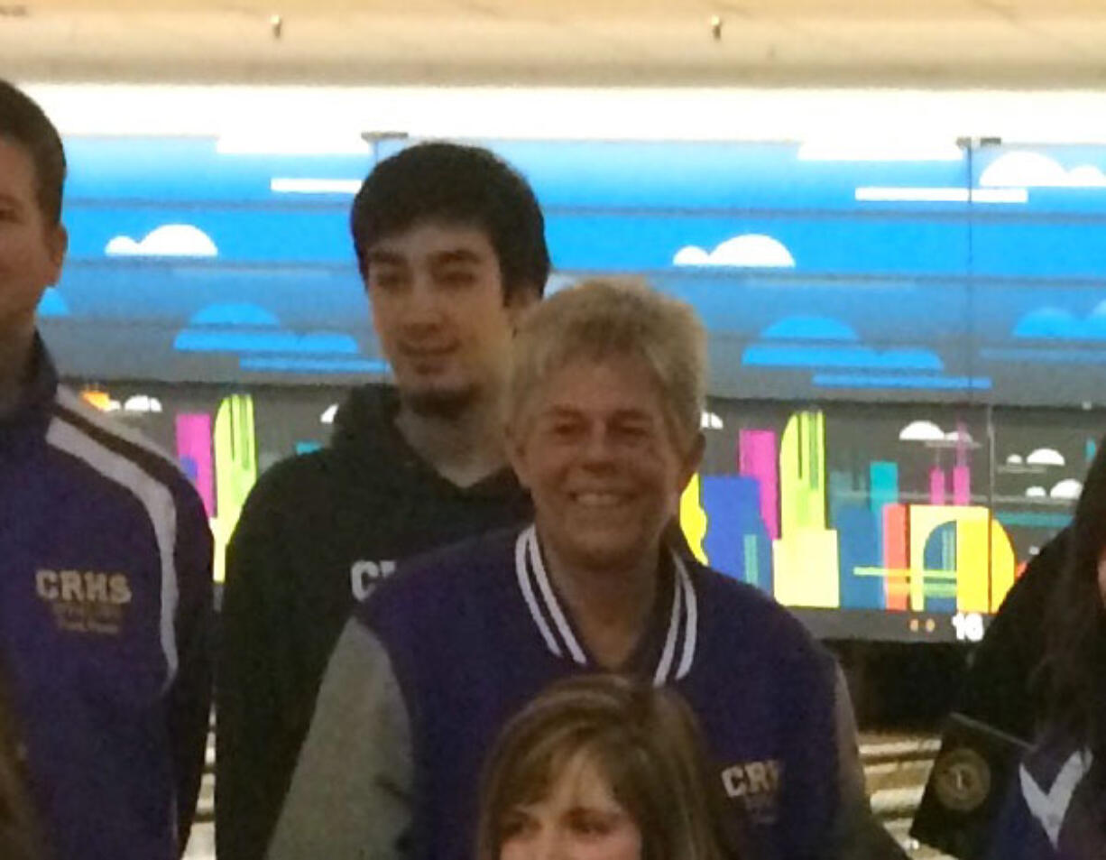 Dana Blair coached the Columbia River girls bowling team to the 3A/2A state title in 2015.