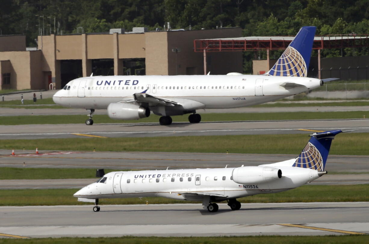 Planes prepare to take off at George Bush Intercontinental Airport in Houston in 2015.