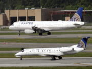 Planes prepare to take off at George Bush Intercontinental Airport in Houston in 2015.