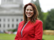 Washington Secretary of State Kim Wyman poses for a photo at the Capitol in Olympia. (AP Photo/Ted S.