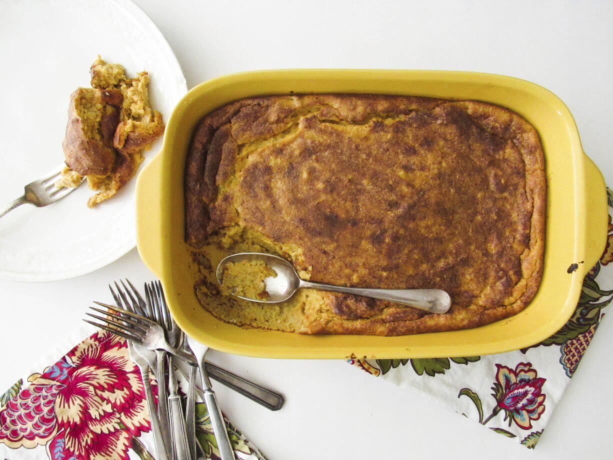 Sweet Potato Spoonbread  (Lucy Beni via AP)