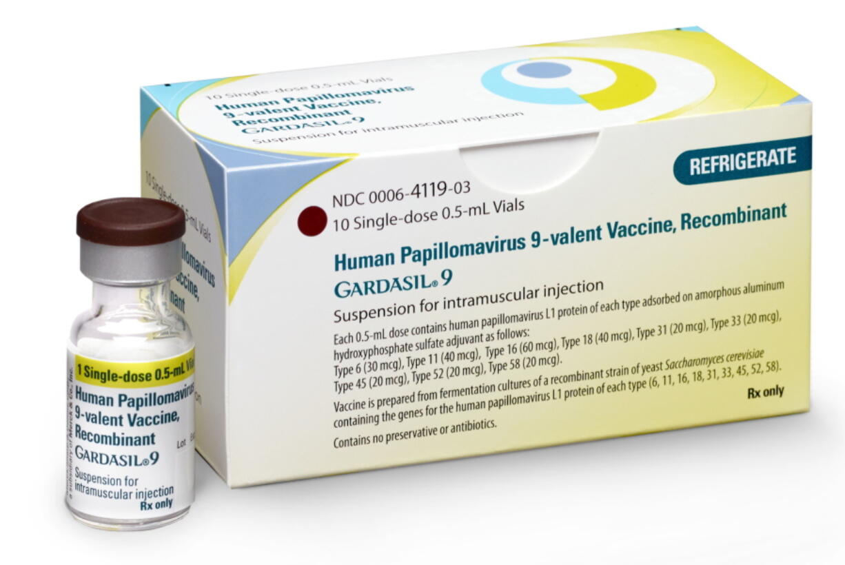 A vial and package for their GARDASIL 9 human papillomavirus vaccine.