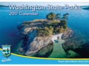 Washington's 2017 state parks calendar is available and sells for $18.99 plus tax.