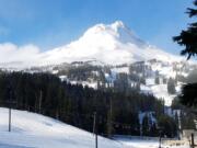 A series of storms are expected to add snow to the minimal base Mount Hood Meadows had on Monday, (DAVE TRAGETHON/Mount Hood Meadows)