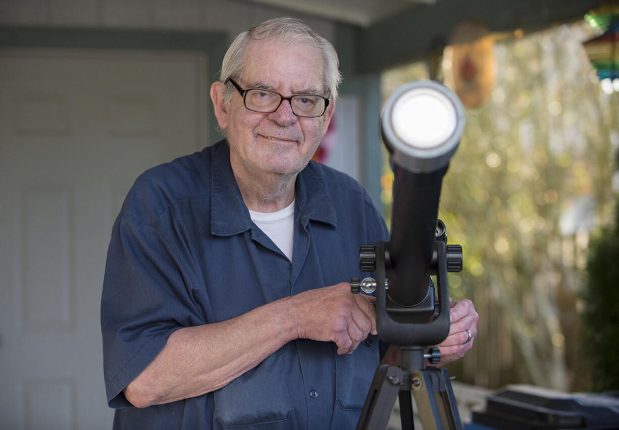 Astronomy enthusiast Stan Seeberg, 74, has witnessed a total solar eclipse twice in his life and hopes to catch the next one in August.