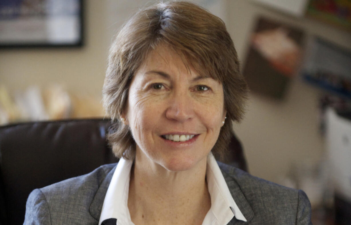 Mary Blanchette, then the executive director of the Children's Justice Center, photographed in her office in April 2013.