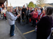 Democratic U.S. Sen. Patty Murray addresses Clark County Democrats at a get-out-the-vote rally Friday in Vancouver.