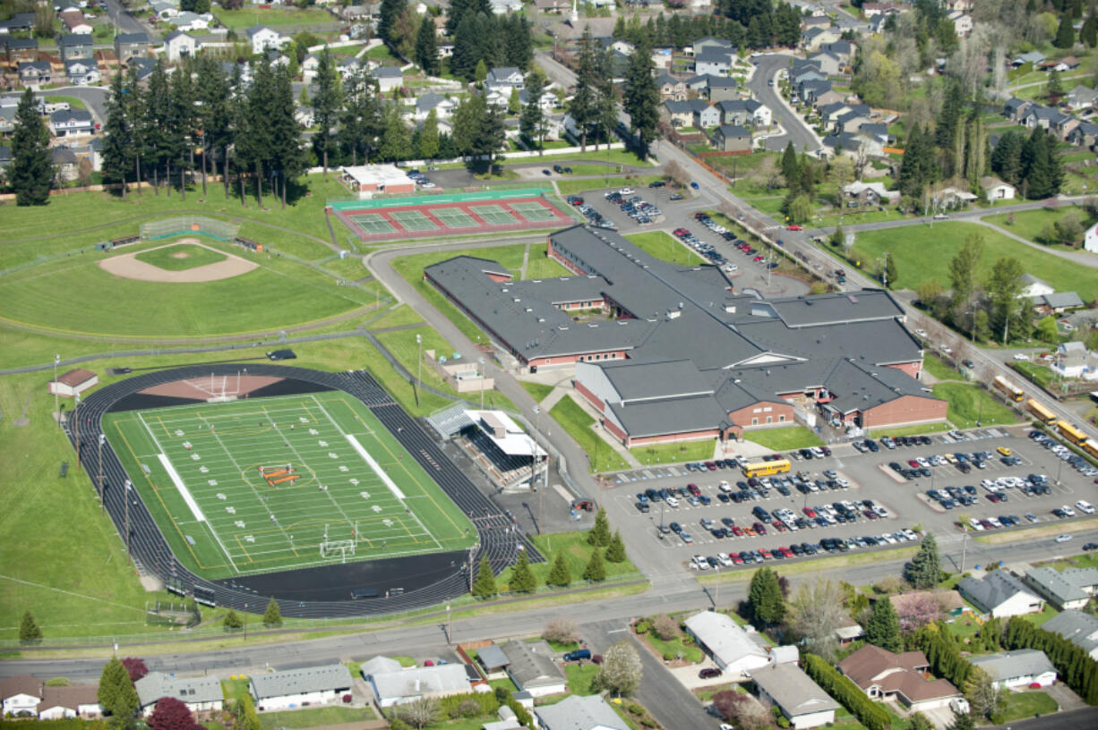 Washougal High School in March 2015.