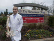 Dr. Nelson Saldua, an orthopedic surgeon with a sub-specialty in spine surgery, came to The Vancouver Clinic in July after a 14-year naval career.