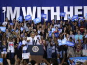 President Barack Obama speaks during a campaign rally for Democratic presidential candidate Hillary Clinton, at Florida International University on Thursday in Miami.