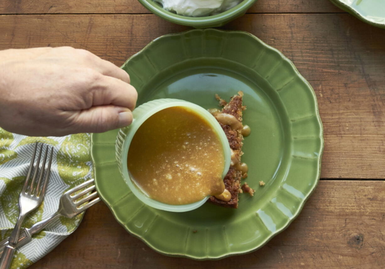 Salted caramel sauce (Katie Workman via AP)