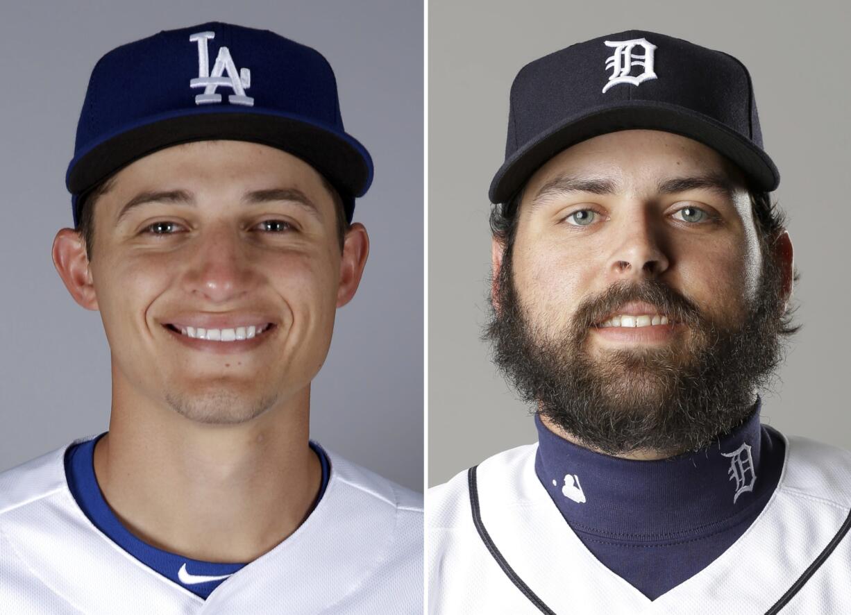 Los Angeles Dodgers' Corey Seager, and Detroit Tigers' Michael Fulmer.