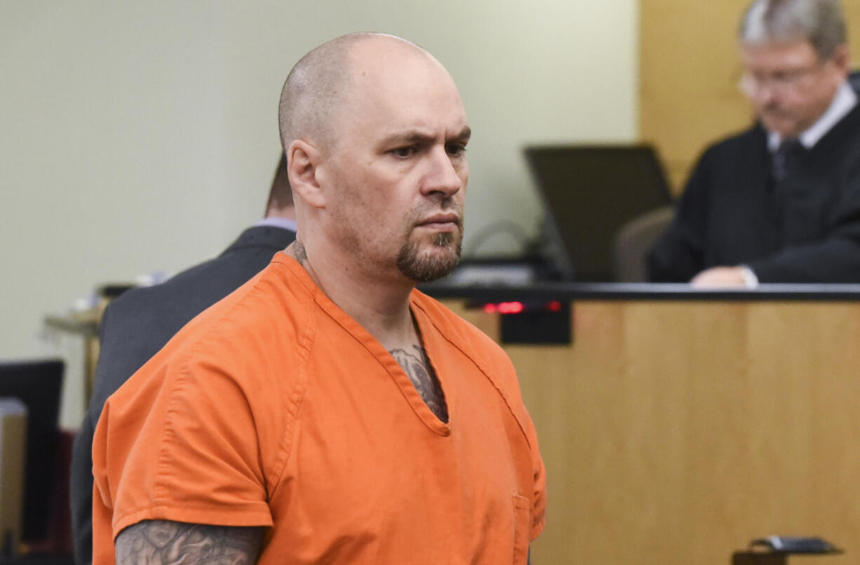 Shannon &quot;Shawn&quot; Stover, who is accused of impersonating a police officer and trying to kidnap a woman in late November, appears Monday in Clark County Superior Court in a separate kidnapping and rape case.