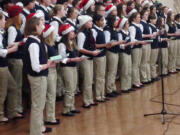 Evergreen Highlands: Guests of the St. Joseph Catholic Church Golden Fellowship Senior Lunch were treated to a performance by the Seton Catholic College Prep Choir and lunch served by St.