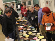 Woodland: The Woodland Ceramic Club&#039;s Empty Bowls fundraiser allowed guests to pick a bowl made by members of the club and fill it with soup from local restaurants, with proceeds going to the Woodland Action Center food bank.