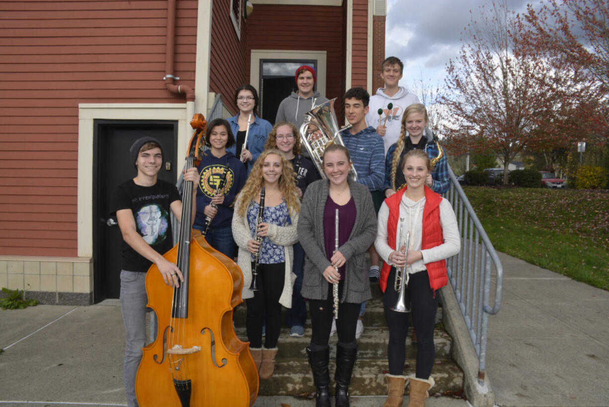 Washougal: Thirteen Washougal High School students were selected for the North County High School Honor Band.